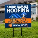 Custom Roofing Service Signs