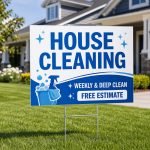 Custom Cleaning Service Signs - Image 2