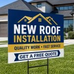 Custom Roofing Service Signs - Image 5