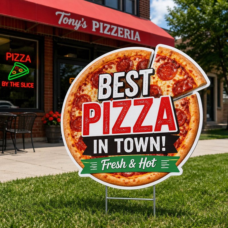 Custom Product Shape Signs - Image 1