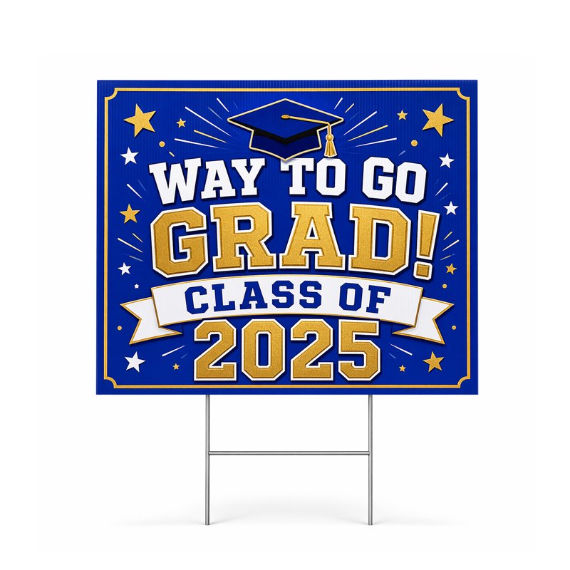 Custom Double-Sided Yard Signs - Image 1