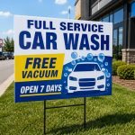 Custom Car Wash Signs - Image 5