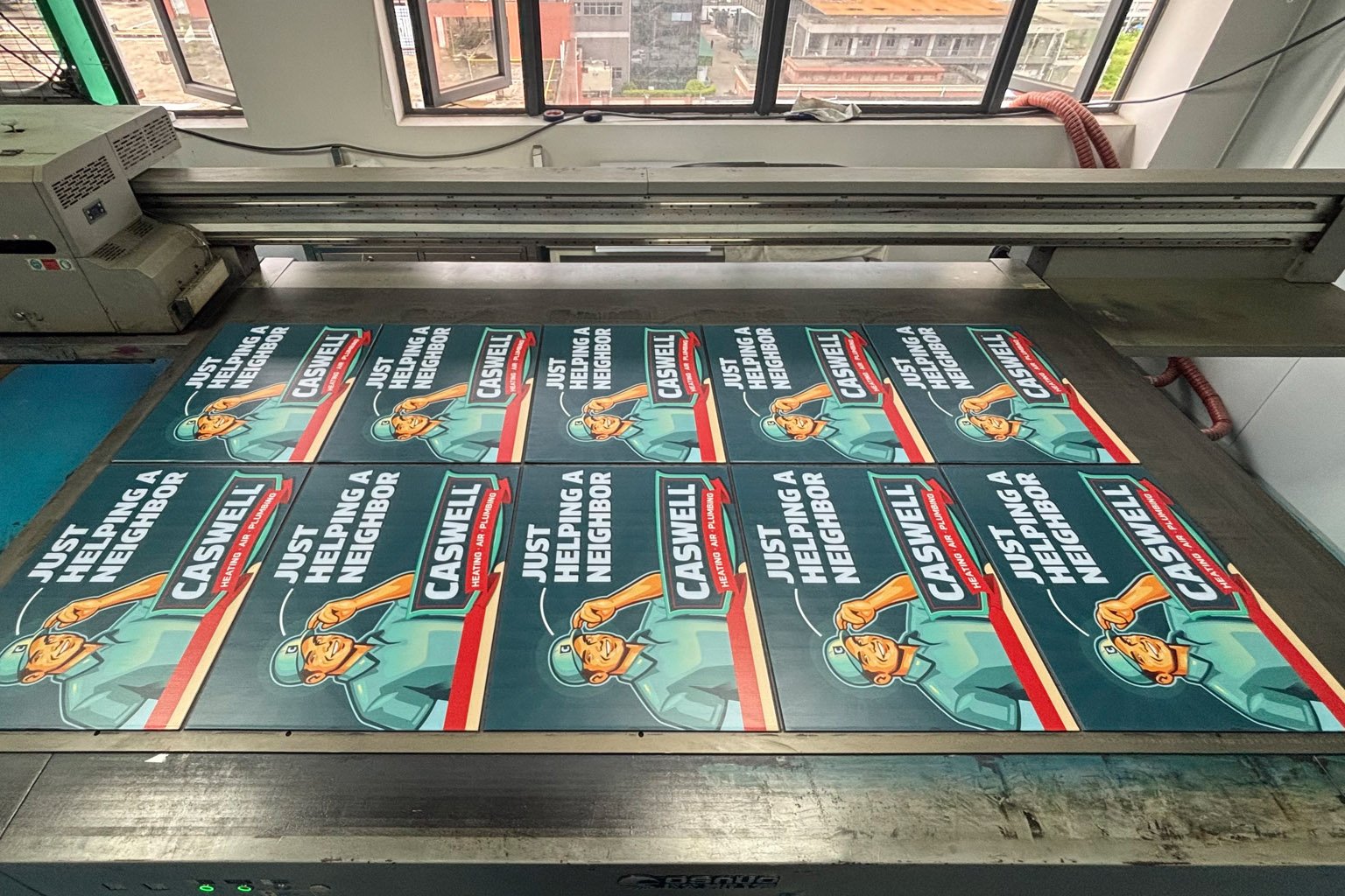 Bulk custom corrugated plastic yard signs prepared by a China yard sign manufacturer