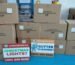 Yard sign carton labeling on packed bulk orders with custom printed signs